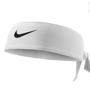 WHITE NIKE headband